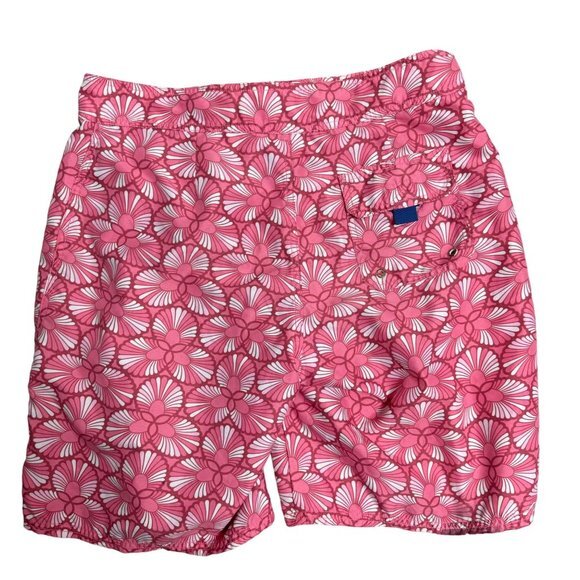 Vineyard Vines Men's Size 32 Pink Red Drawstring Swim Board Short - Picture 5 of 5